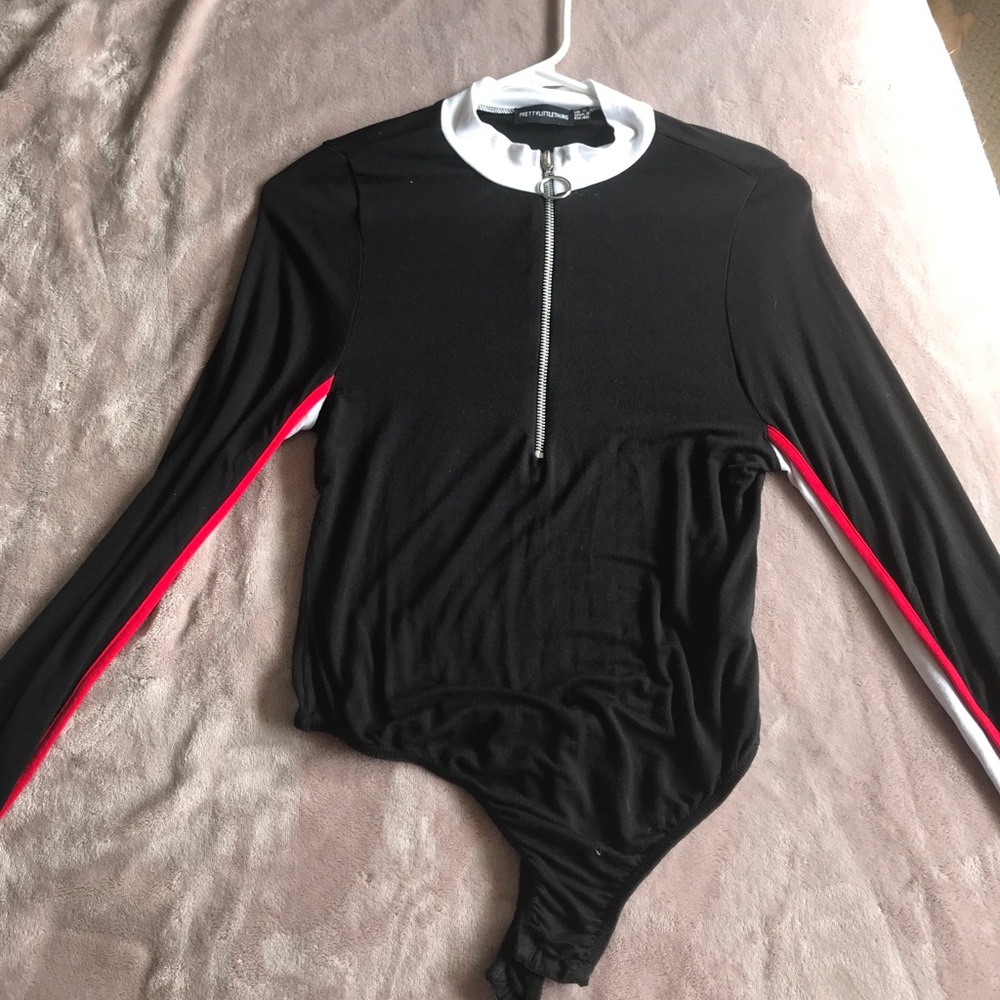 Pretty little thing Moto bodysuit